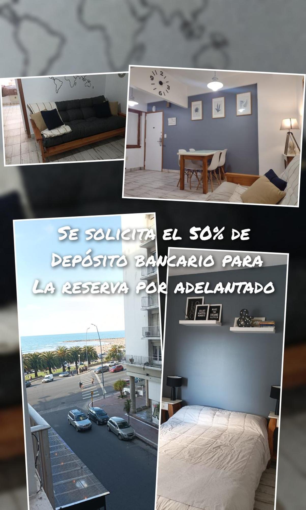 Departamento Vista Al Mar Playa Las Toscas Mar del Plata Exterior photo